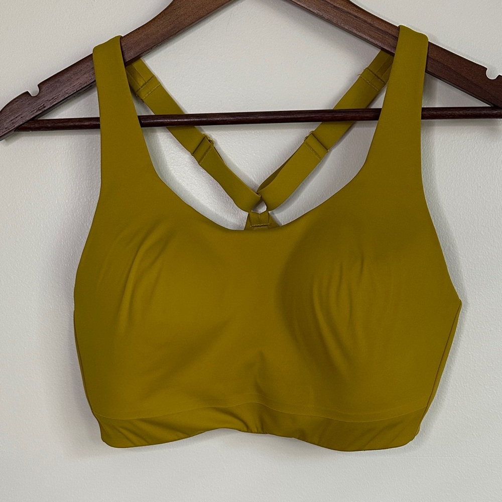 Athleta Mustard Yellow Sports Bran 36D